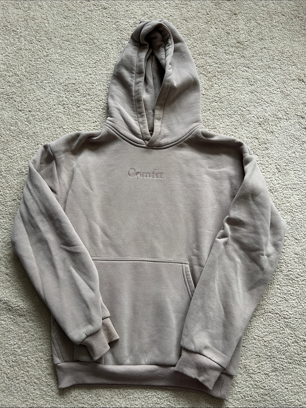 Comfort Beige Pullover Sweatshirt Size Small
